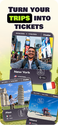 Turn your trips into photo tickets